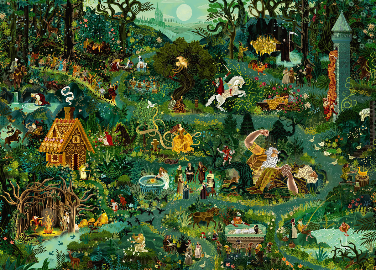 LAURENCE KING The World of Grimms' Fairy Tales A 1000-piece jigsaw puzzle