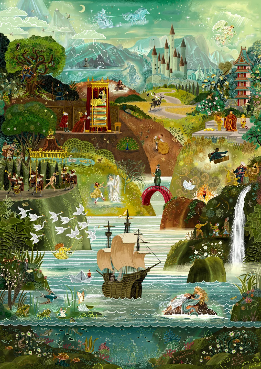 LAURENCE KING The World of Hans Christian Andersen's Fairy Tales: A 1000-piece jigsaw puzzle by Adam Simpson