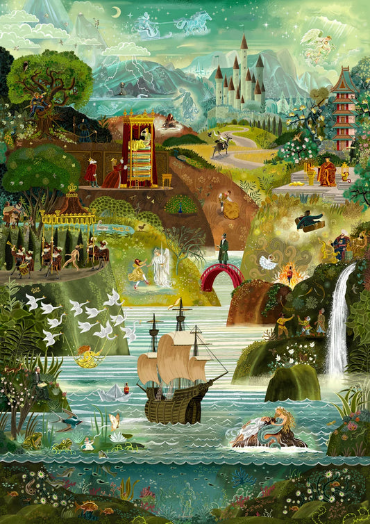 LAURENCE KING The World of Hans Christian Andersen's Fairy Tales: A 1000-piece jigsaw puzzle by Adam Simpson