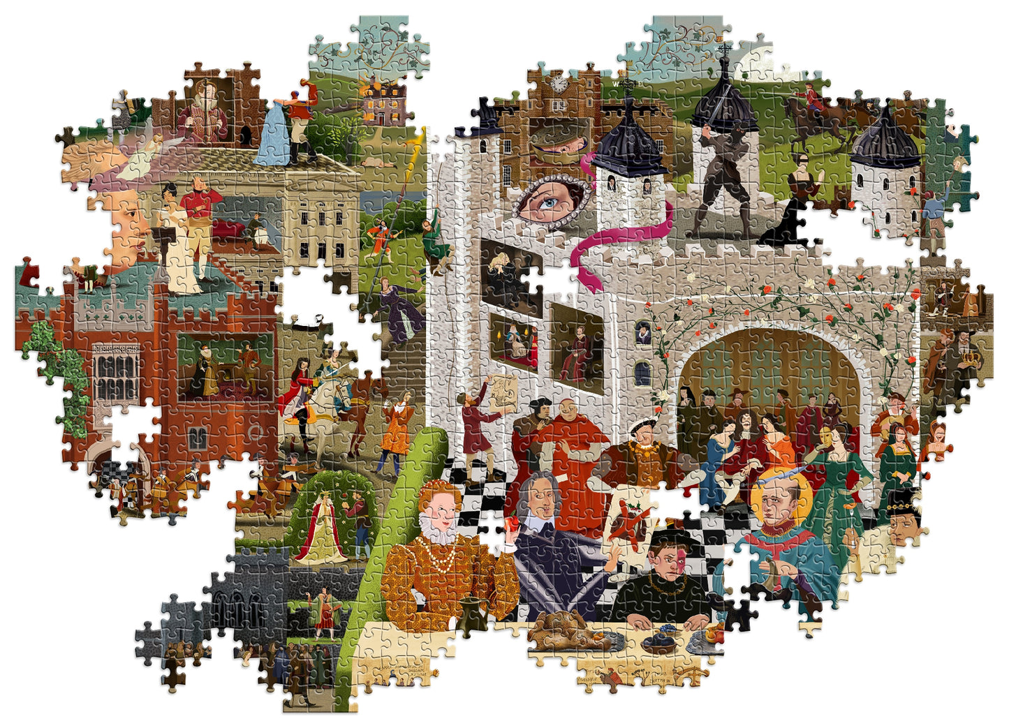 LAURENCE KING The World of Scandals at Court: A 1000-piece jigsaw puzzle