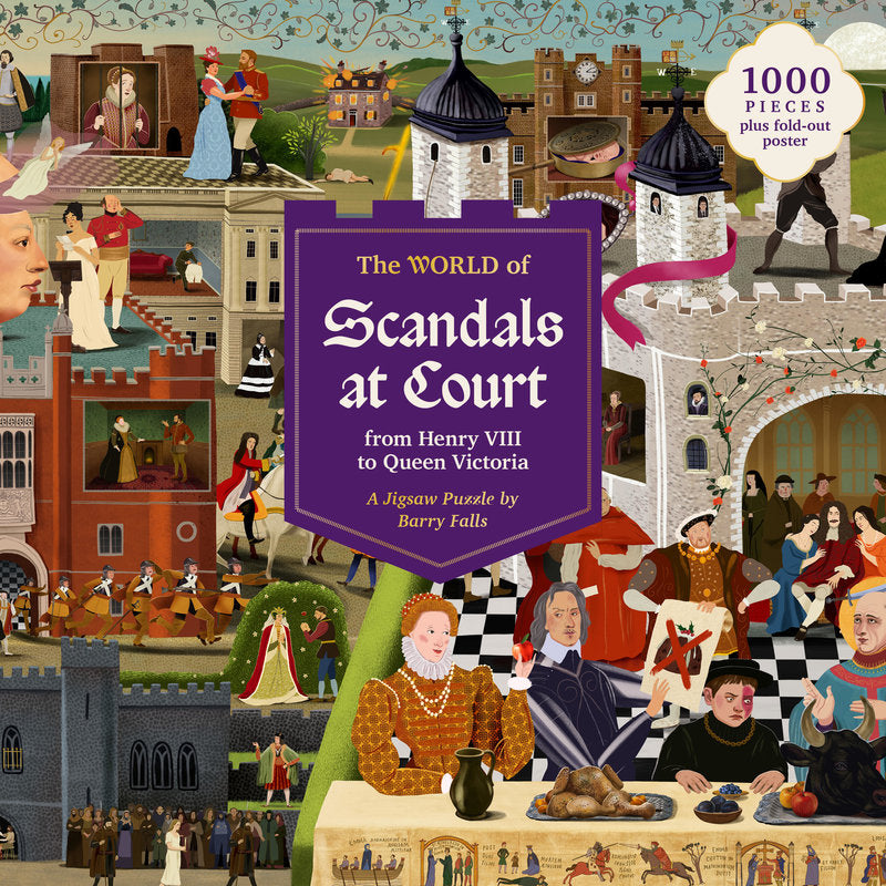 LAURENCE KING The World of Scandals at Court: A 1000-piece jigsaw puzzle
