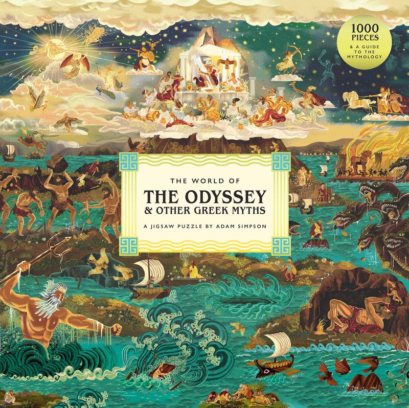 LAURENCE KING The World of Odyssey & Other Greek Myths 1000PCS