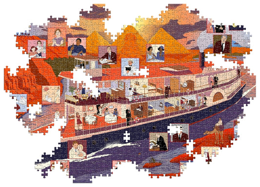 LAURENCE KING The World of Agatha Christie: Death on the Nile: A 1000-piece jigsaw puzzle with 50 clues to spot
