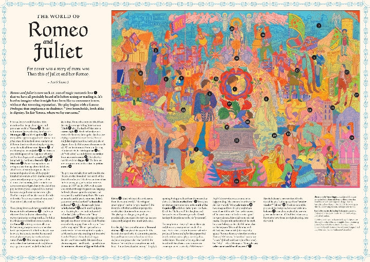 LAURENCE KING, The World of Romeo and Juliet: A 1000-piece Shakespearean jigsaw puzzle by Anna Higgie