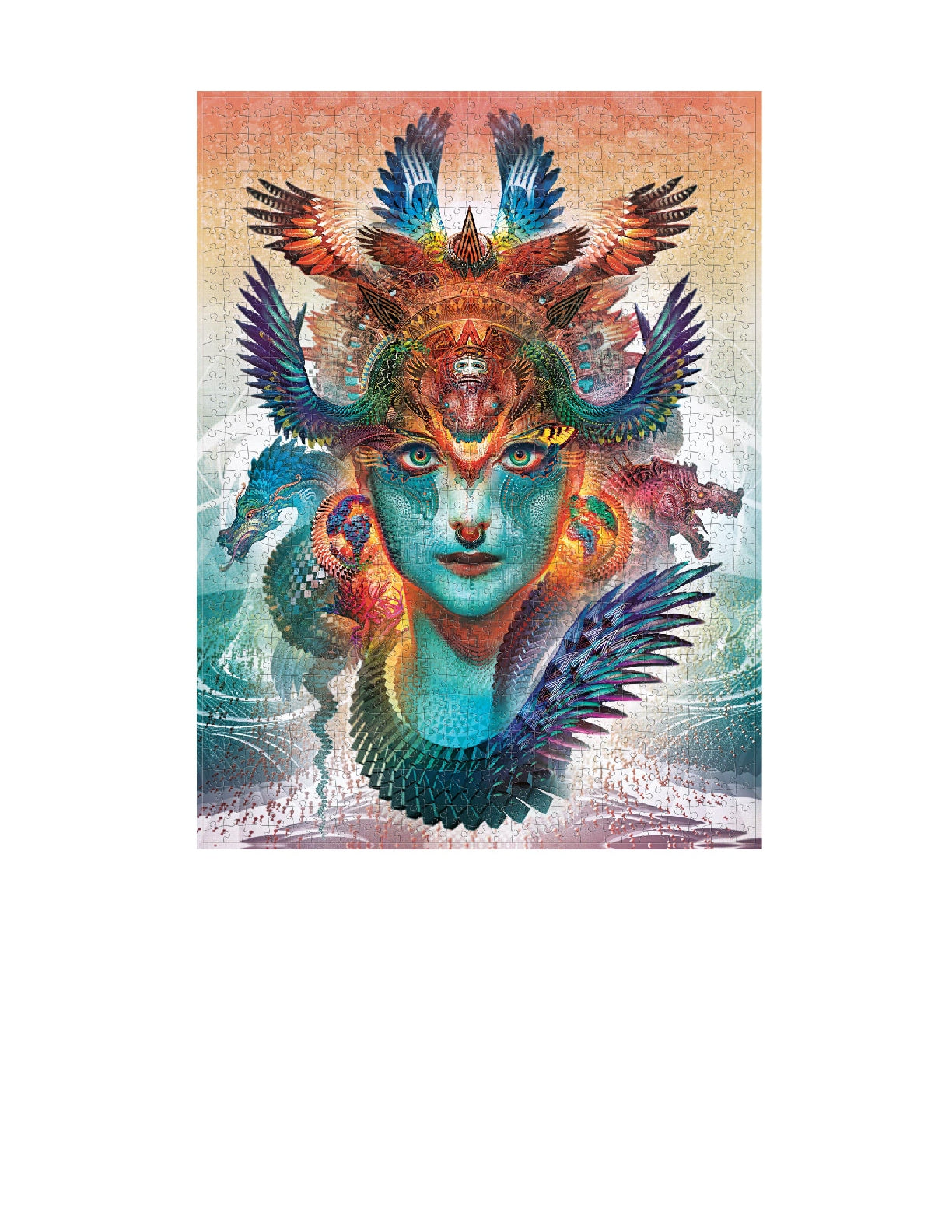 PAPERBLANKS Dharma Dragon 1000 Piece Jigsaw Puzzle (Android Jones Collection)