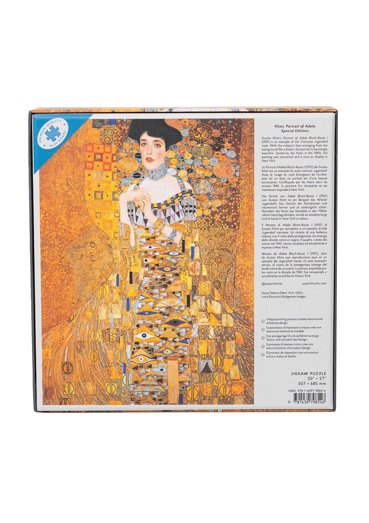 PAPERBLANKS Special Editions, Klimt, Portrait of Adele, Puzzle, 1000 PC