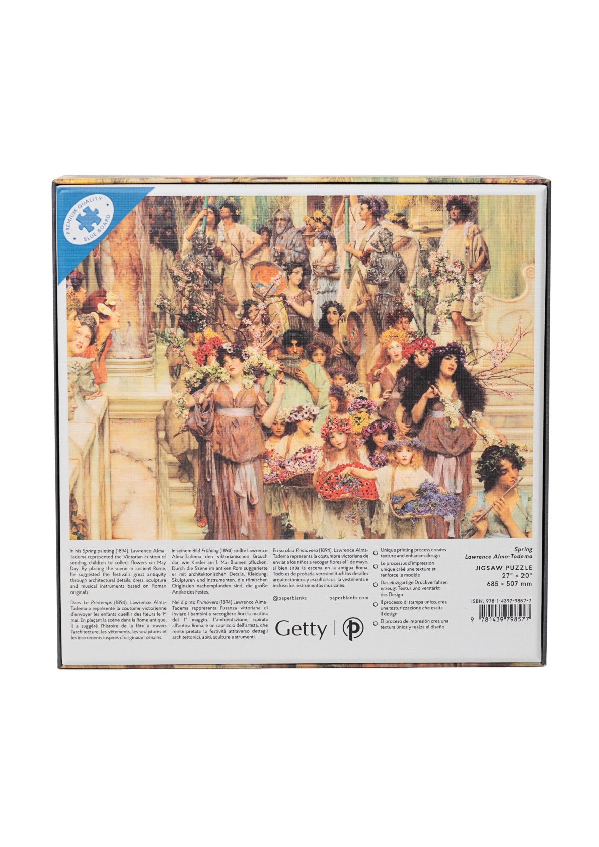 PAPERBLANKS Lawrence Alma-Tadema, Spring, Puzzle, 1000 PC