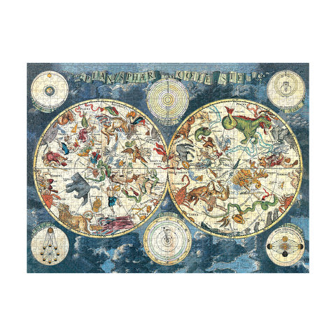 PAPERBLANKS Celestial Planisphere 1000 Piece Jigsaw Puzzle (Early Cartography)
