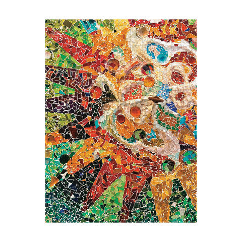 PAPERBLANKS Gaudi's Sun 1000 Piece Jigsaw Puzzle, Antoni Gaudi Collection(Gaudi's Mosaics)