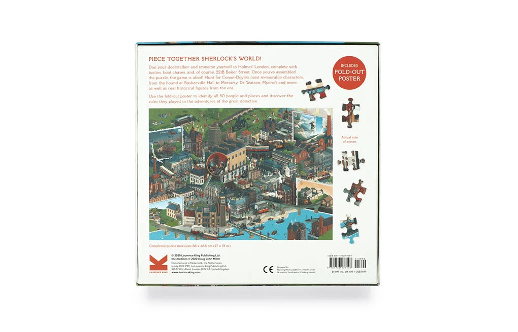 LAURENCE KING The World of Sherlock Holmes 1000 Piece Puzzle