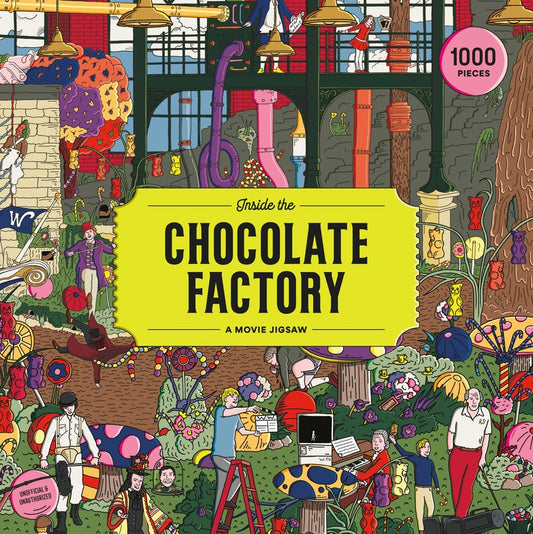 LAURENCE KING Inside the Chocolate Factory 1000 Piece Puzzle A Movie Jigsaw