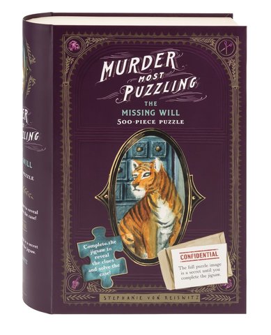 CHRONICLE BOOKS Murder Most Puzzling: The Missing Will 500-Piece Puzzle
