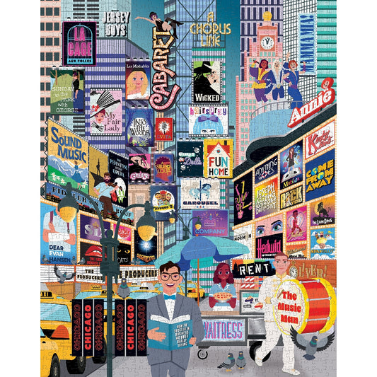 RIDLEY'S 50 Must-See Musicals Bucket List 1000-Piece Puzzle