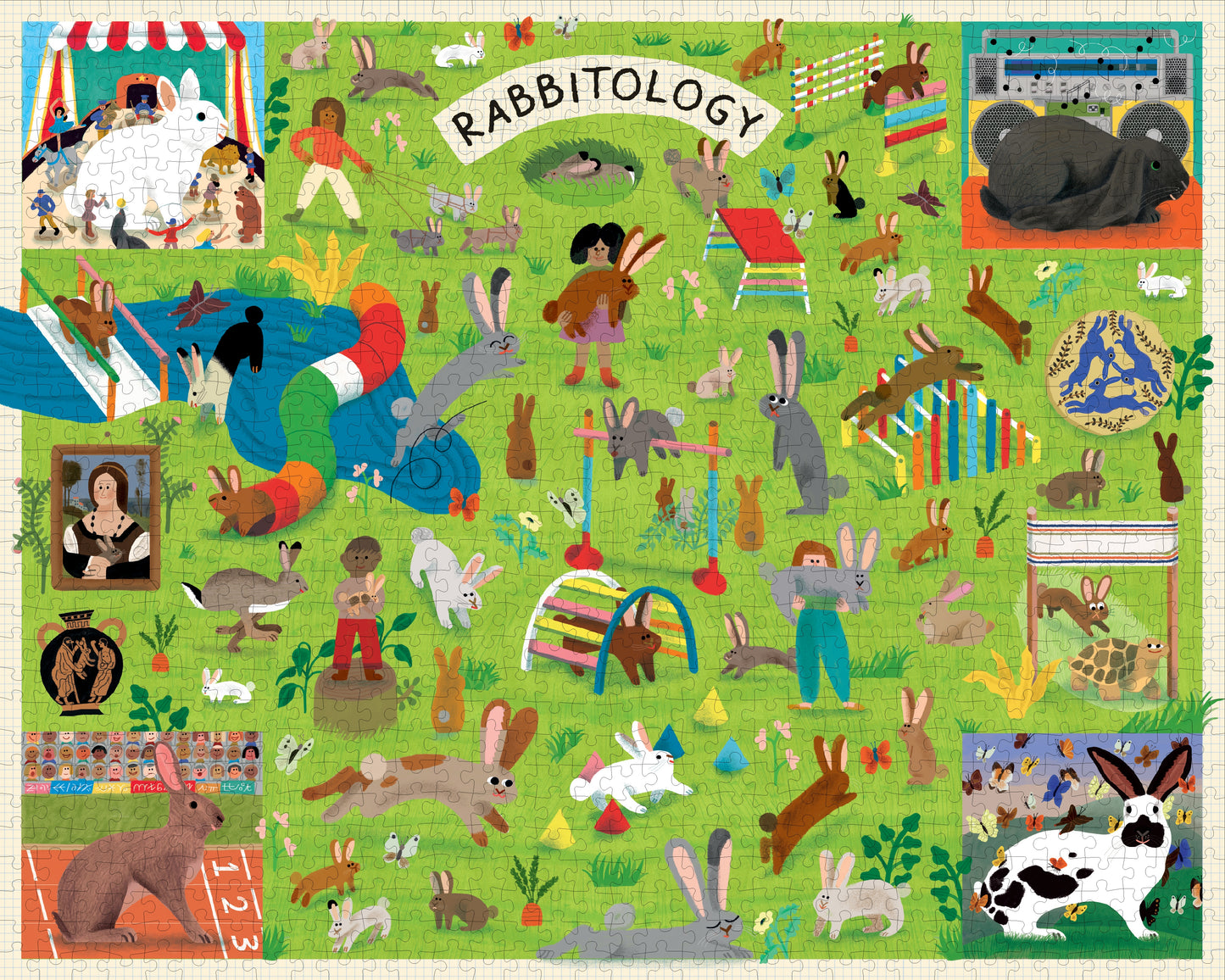 PA PRESS Rabbitology 1000 Piece Puzzle