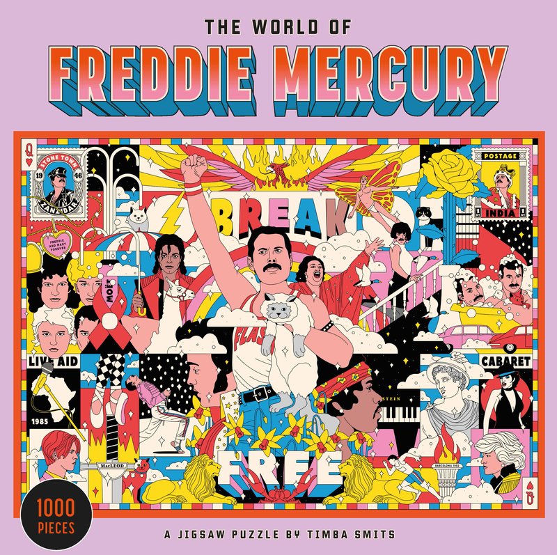 LAURENCE KING The World of Freddie Mercury 1000 Piece Puzzle