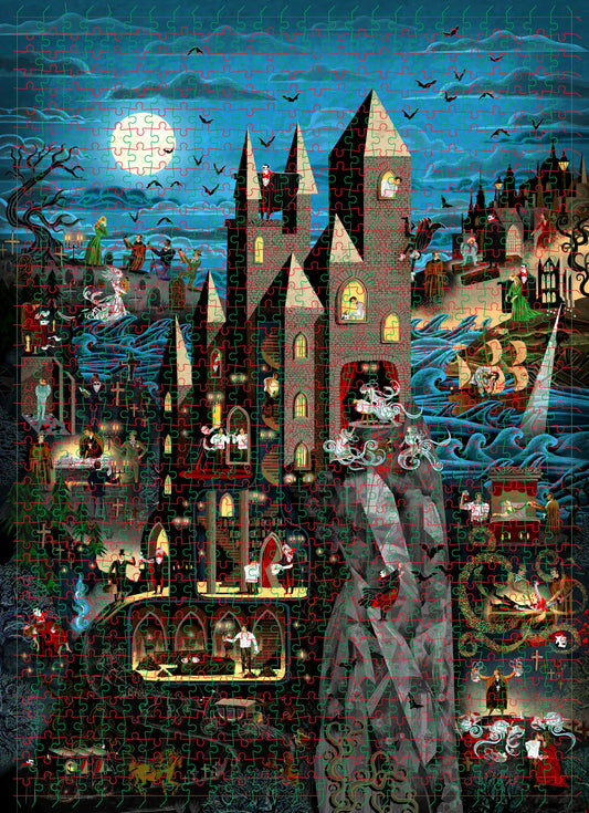 LAURENCE KING The World of Dracula 1000 Piece Puzzle
