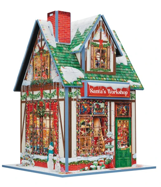 EUROGRAPHICS 3D Santa's Workshop 323-Piece Puzzle