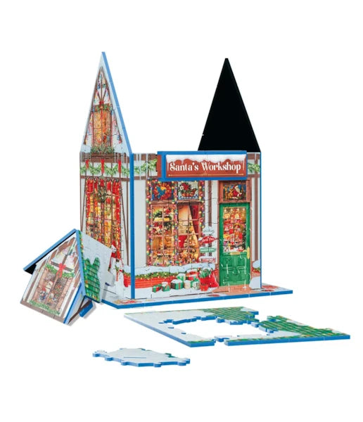 EUROGRAPHICS 3D Santa's Workshop 323-Piece Puzzle