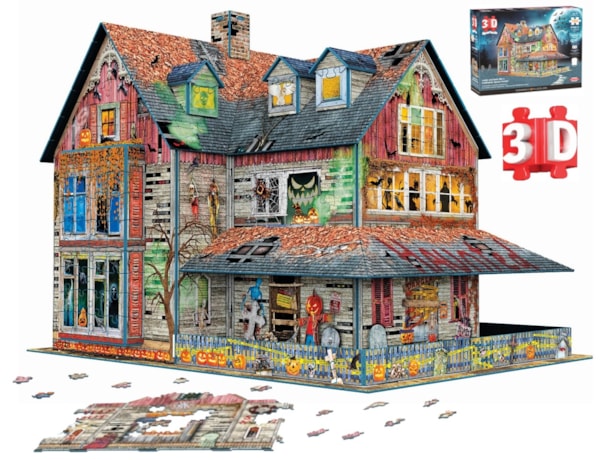 Eurographics 3D Haunted House 1100-Piece Puzzle