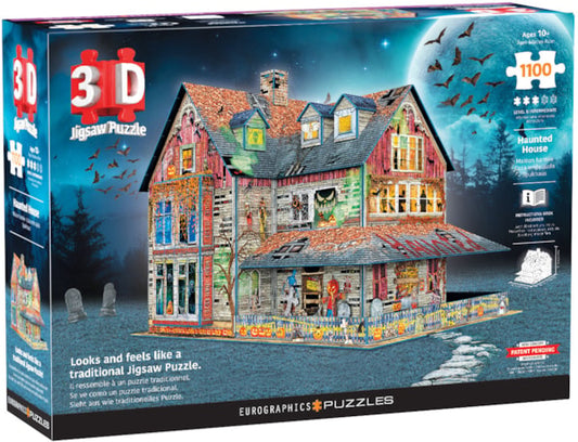 Eurographics 3D Haunted House 1100-Piece Puzzle