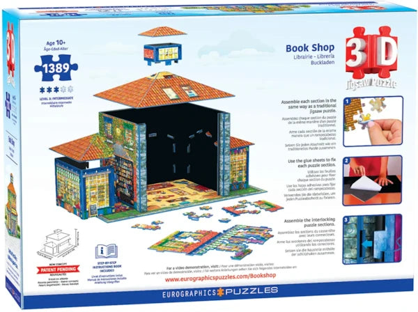 Eurographics 3D Book Shop 1389-Piece Puzzle.