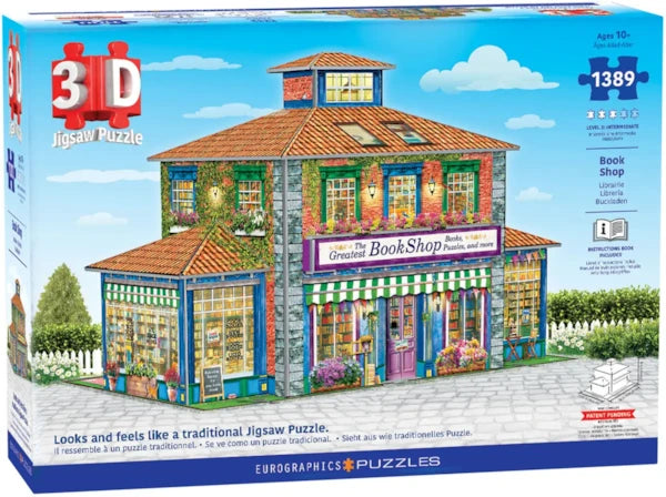 Eurographics 3D Book Shop 1389-Piece Puzzle.