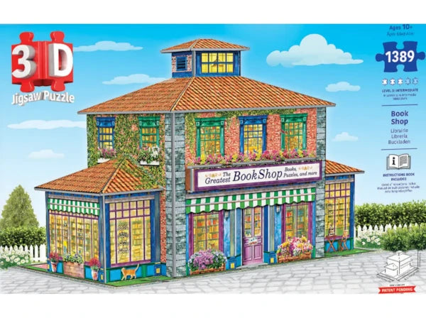 Eurographics 3D Book Shop 1389-Piece Puzzle.