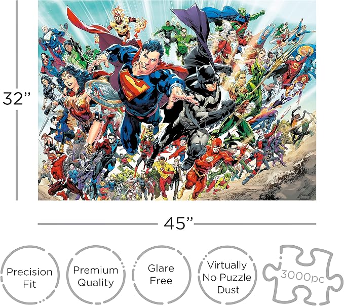 Aquarius DC Comics Cast 3000 pc Puzzle