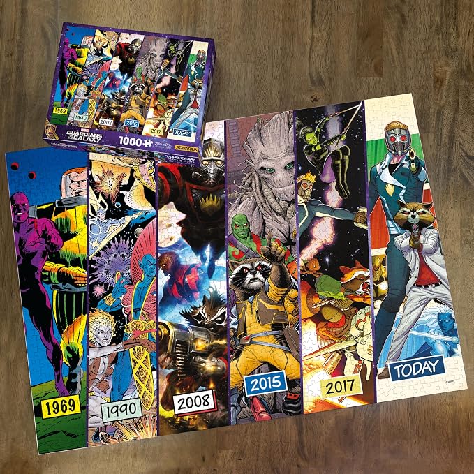 Aquarius Guardians of The Galaxy Timeline Puzzle (1000 Piece Jigsaw Puzzle)