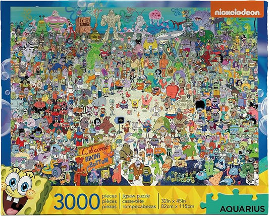 AQUARIUS SpongeBob SquarePants 3000 Piece Jigsaw Puzzle