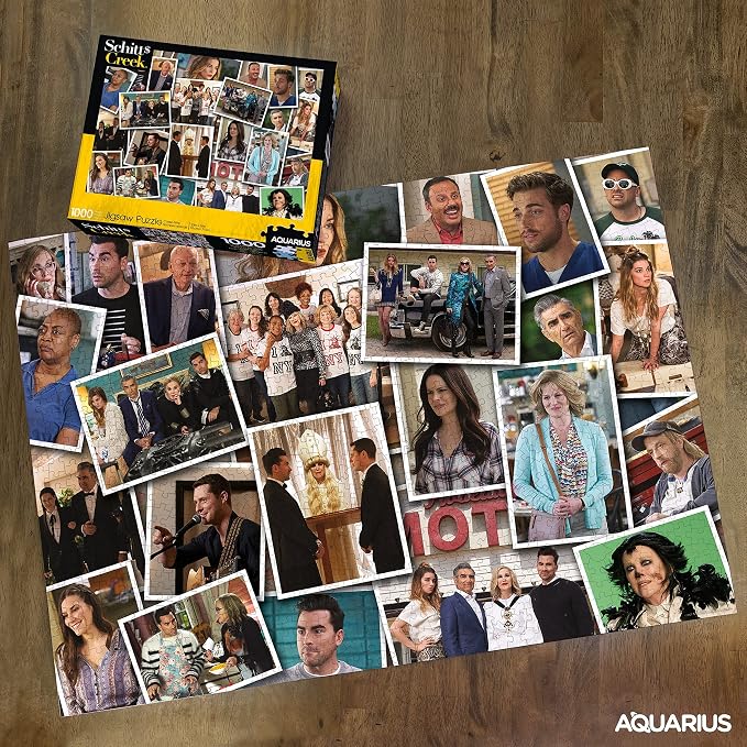 AQUARIUS Schitt's Creek Collage Puzzle (1000 Piece Jigsaw Puzzle)