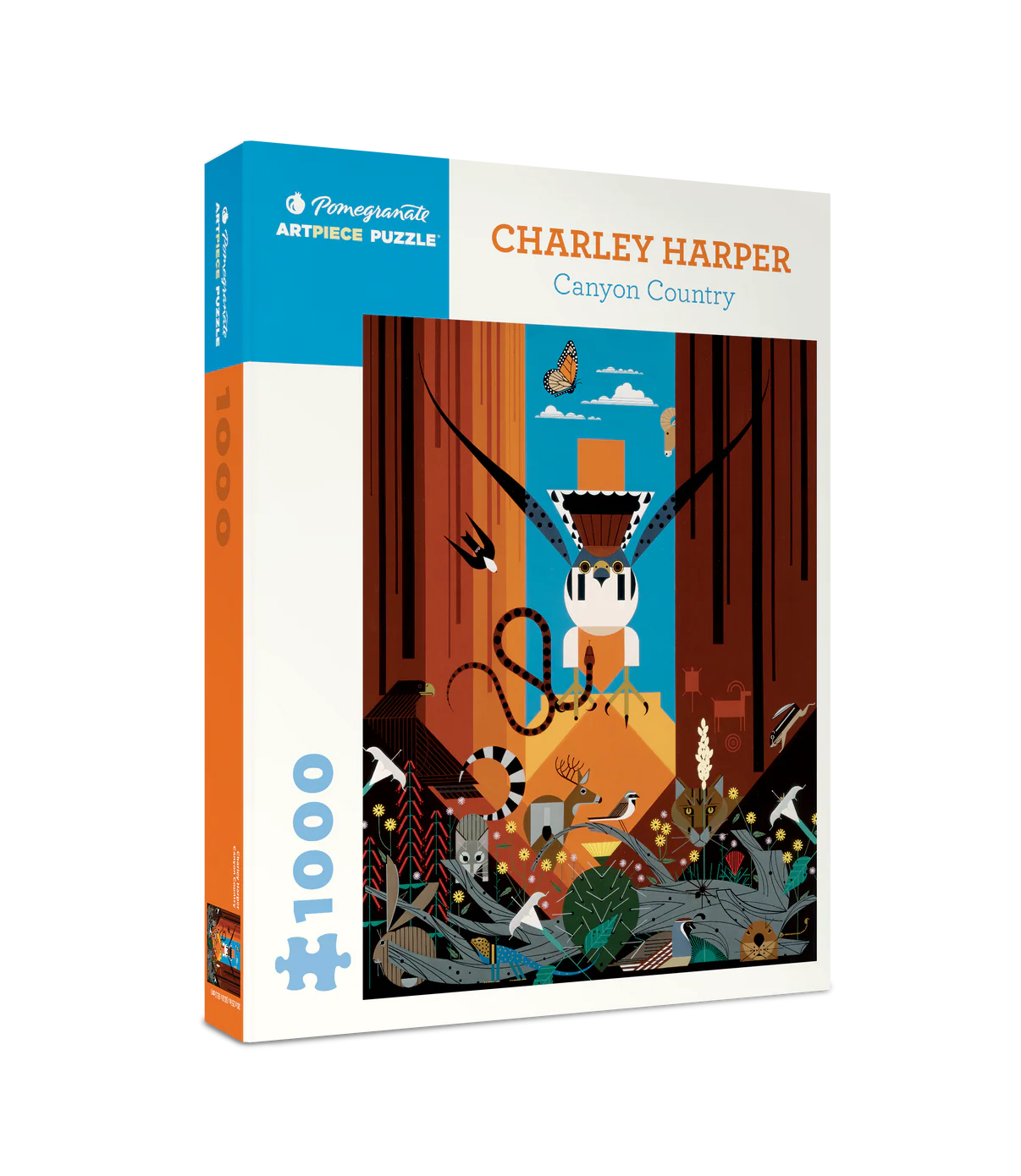 Pomegranate, Charley Harper: Canyon Country 1000-Piece Jigsaw Puzzle