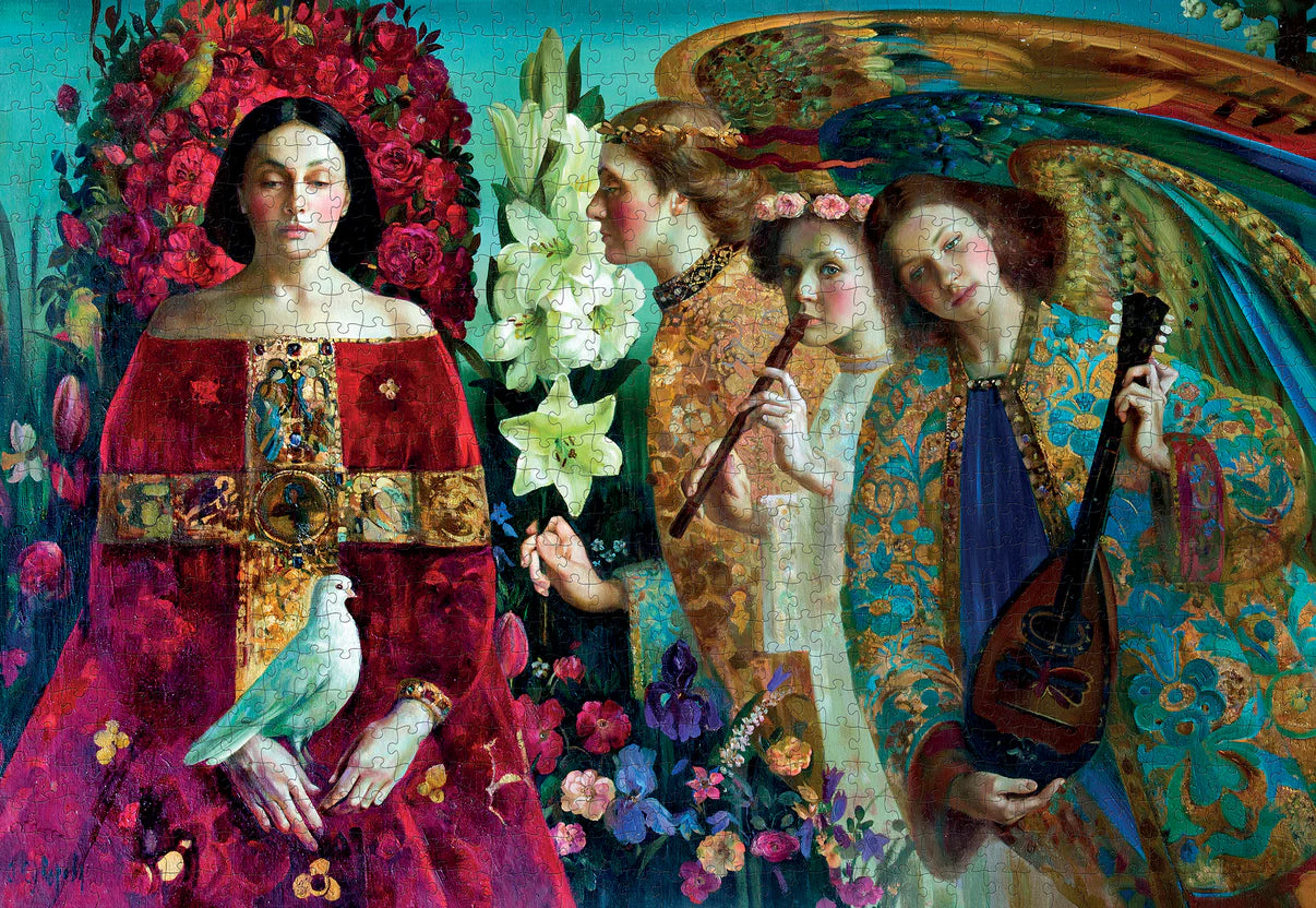 Pomegranate, Olga Suvorova: Annunciation 1000-Piece Jigsaw Puzzle