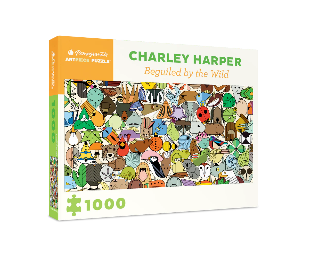 Pomegranate, Charley Harper: Beguiled by the Wild 1000-Piece Jigsaw Puzzle