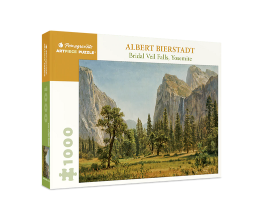 Pomegranate, Albert Bierstadt: Bridal Veil Falls, Yosemite 1000-Piece Jigsaw Puzzle