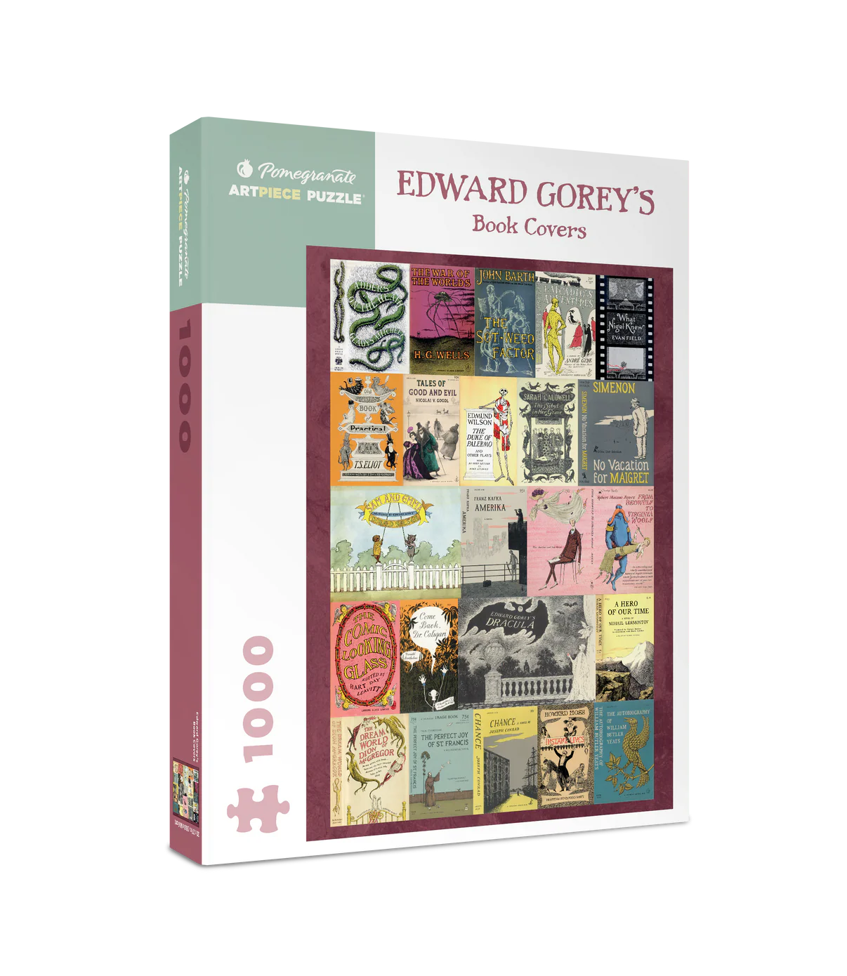 Pomegranate, Edward Gorey's Book Covers 1000-Piece Jigsaw Puzzle