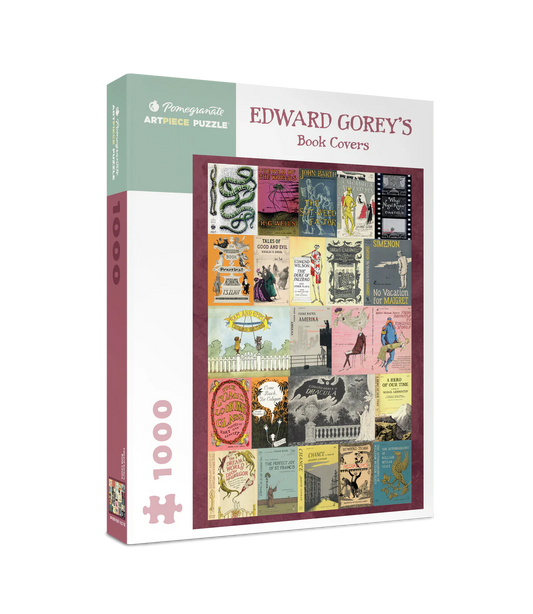 Pomegranate, Edward Gorey's Book Covers 1000-Piece Jigsaw Puzzle