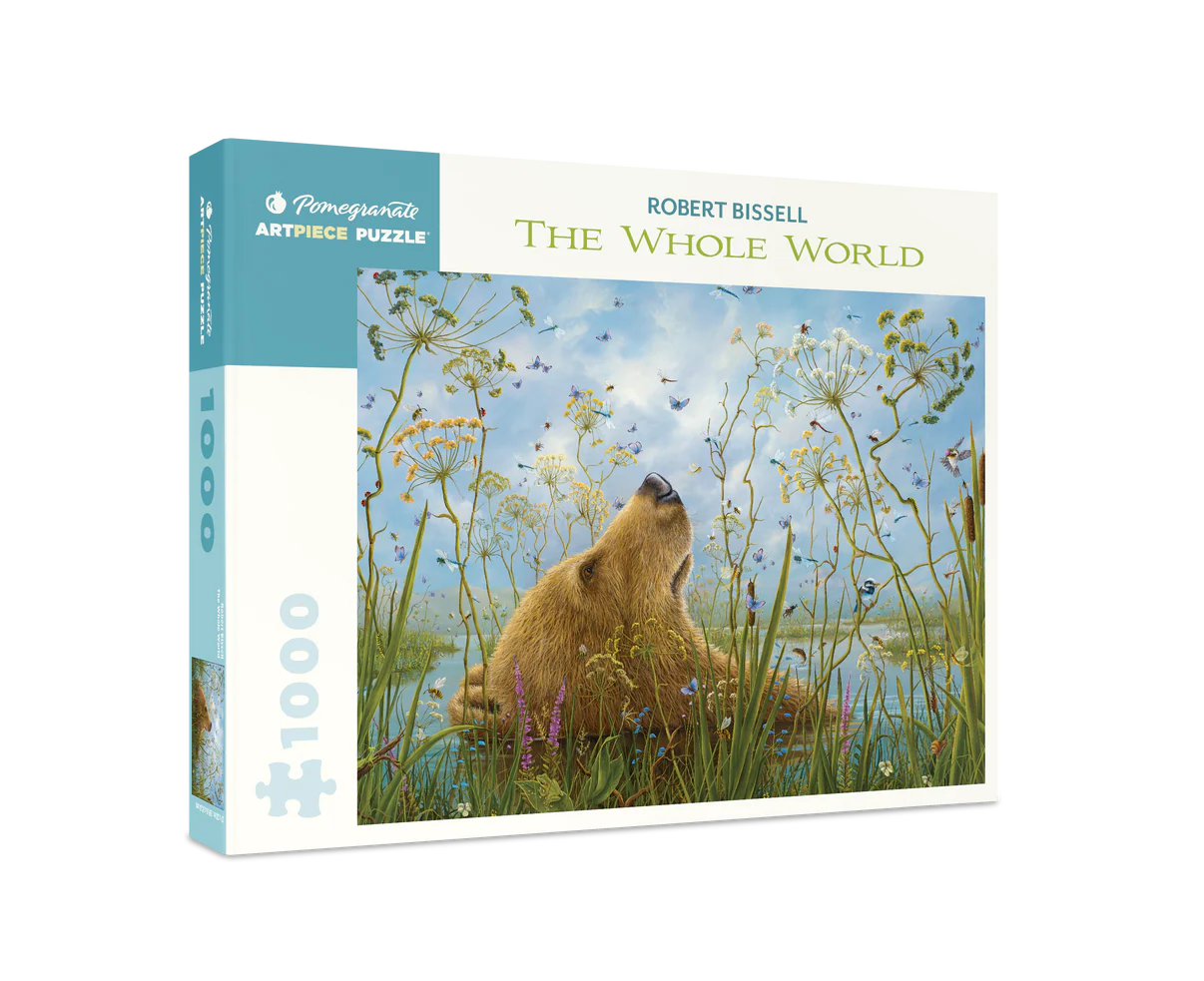 Pomegranate, Robert Bissell: The Whole World 1000-Piece Jigsaw Puzzle