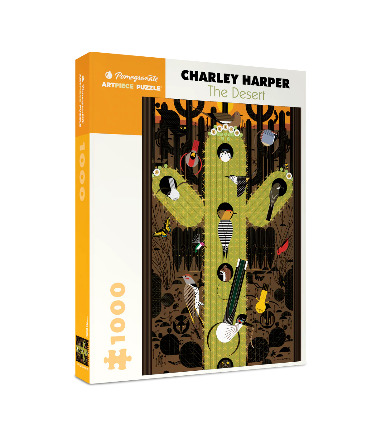 Pomegranate, Charley Harper: The Desert 1000-Piece Jigsaw Puzzle