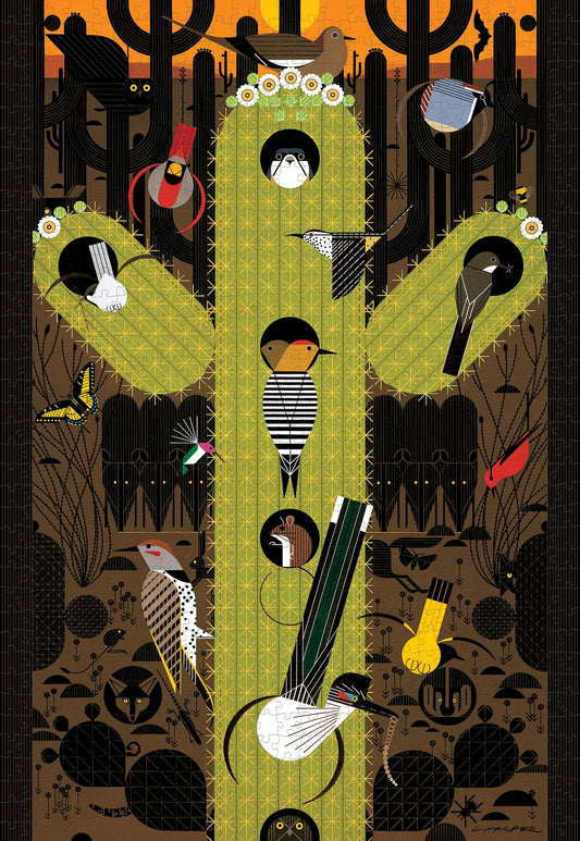 Pomegranate, Charley Harper: The Desert 1000-Piece Jigsaw Puzzle