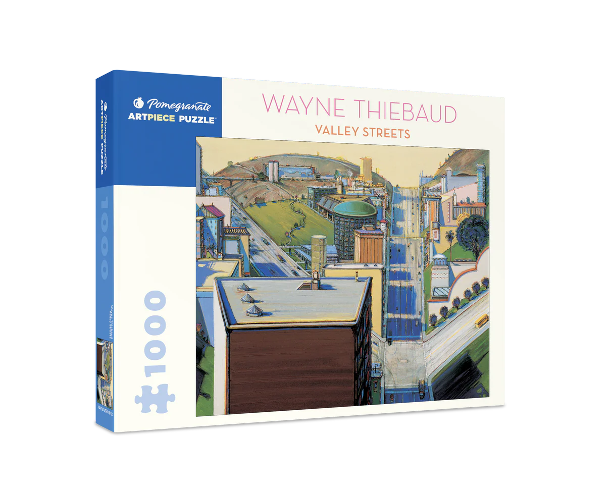 Pomegranate, Wayne Thiebaud: Valley Streets 1000-Piece Jigsaw Puzzle