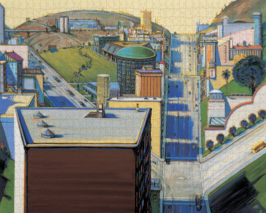 Pomegranate, Wayne Thiebaud: Valley Streets 1000-Piece Jigsaw Puzzle