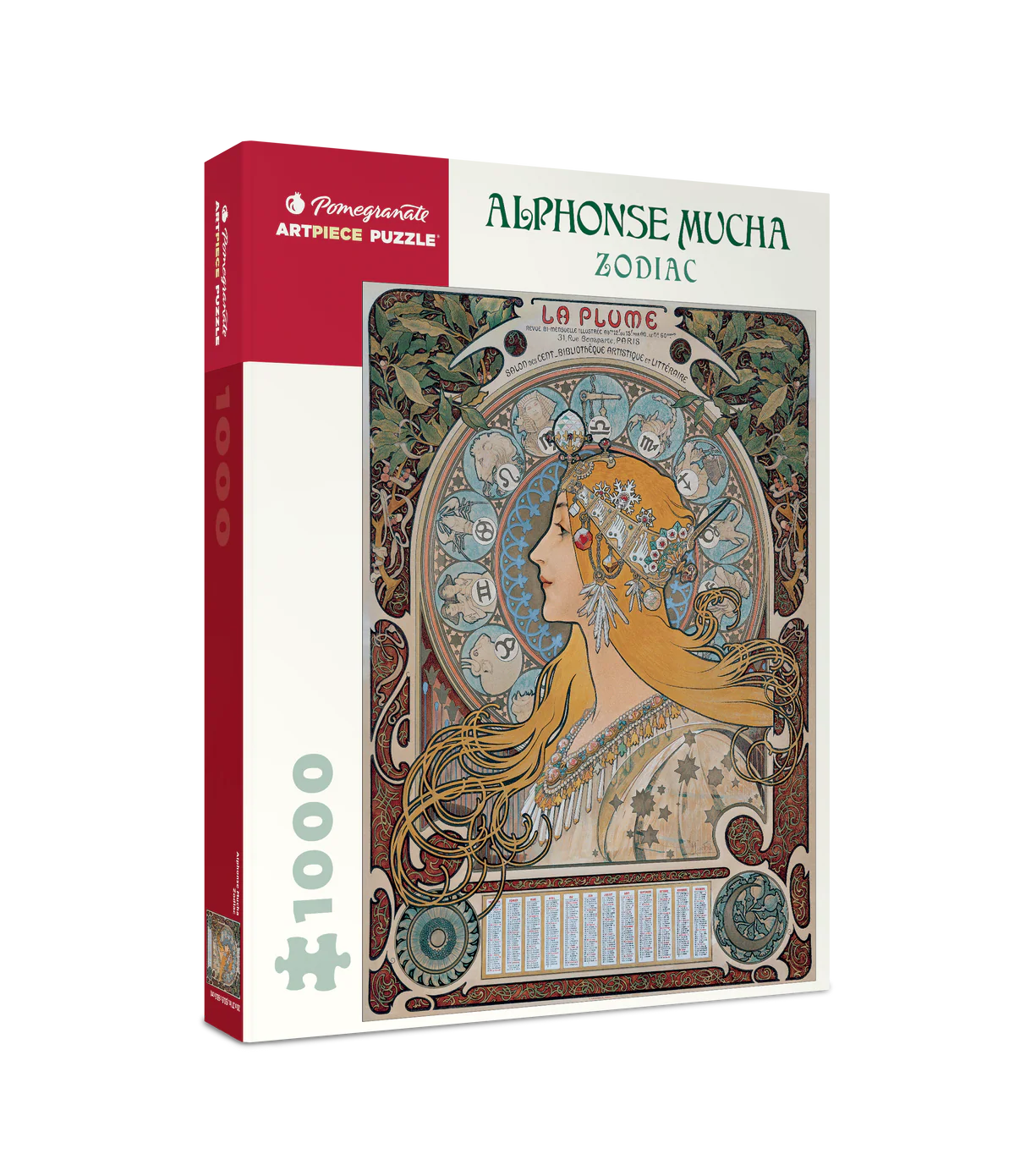 Pomegranate, Alphonse Mucha: Zodiac 1000-Piece Jigsaw Puzzle