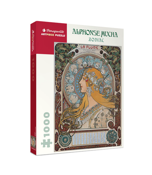 Pomegranate, Alphonse Mucha: Zodiac 1000-Piece Jigsaw Puzzle