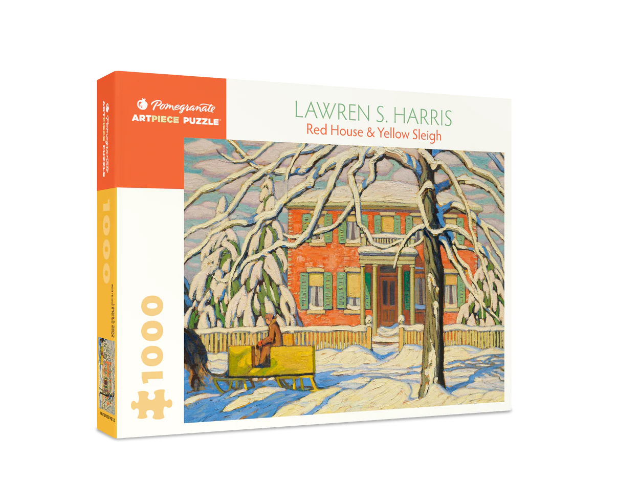 Pomegranate, Lawren S. Harris: Red House and Yellow Sleigh 1000-Piece Jigsaw Puzzle