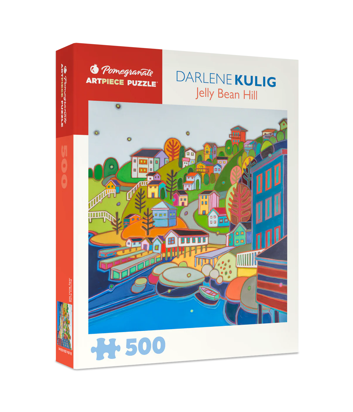 Pomegranate, Darlene Kulig: Jelly Bean Hill 500-Piece Jigsaw Puzzle