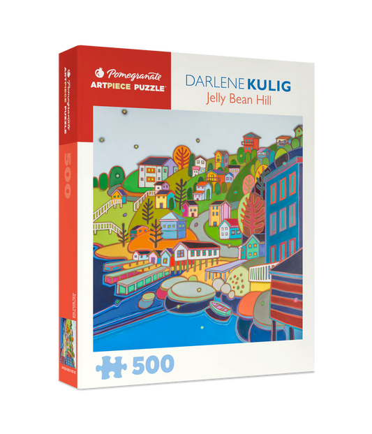 Pomegranate, Darlene Kulig: Jelly Bean Hill 500-Piece Jigsaw Puzzle