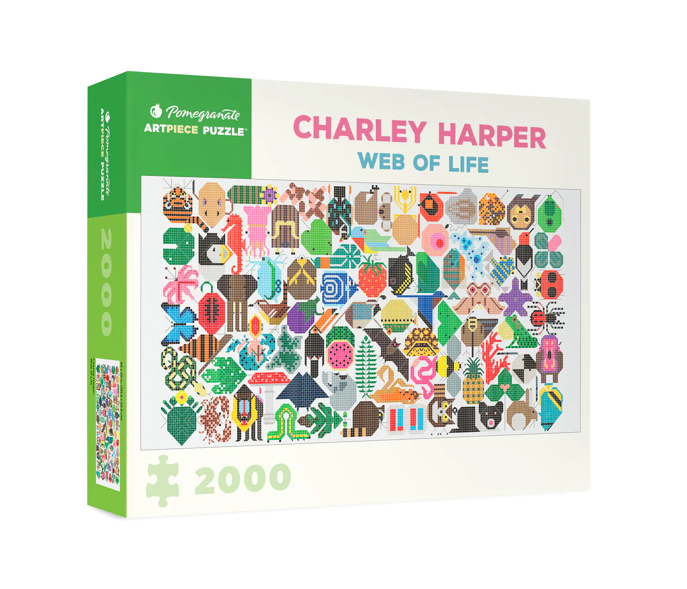 Pomegranate, Charley Harper: Web of Life 2000-Piece Jigsaw Puzzle