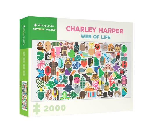 Pomegranate, Charley Harper: Web of Life 2000-Piece Jigsaw Puzzle