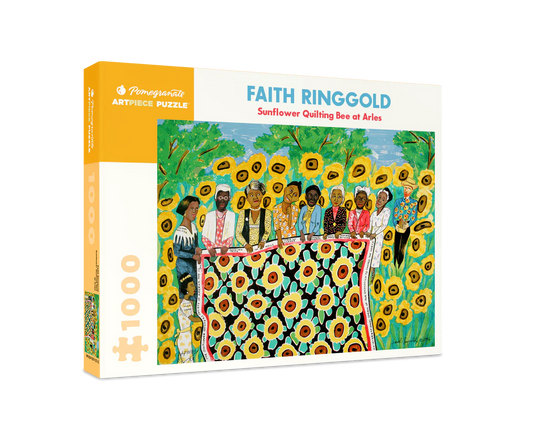 Pomegranate, Faith Ringgold: Sunflower Quilting Bee at Arles 1000-Piece Jigsaw Puzzle